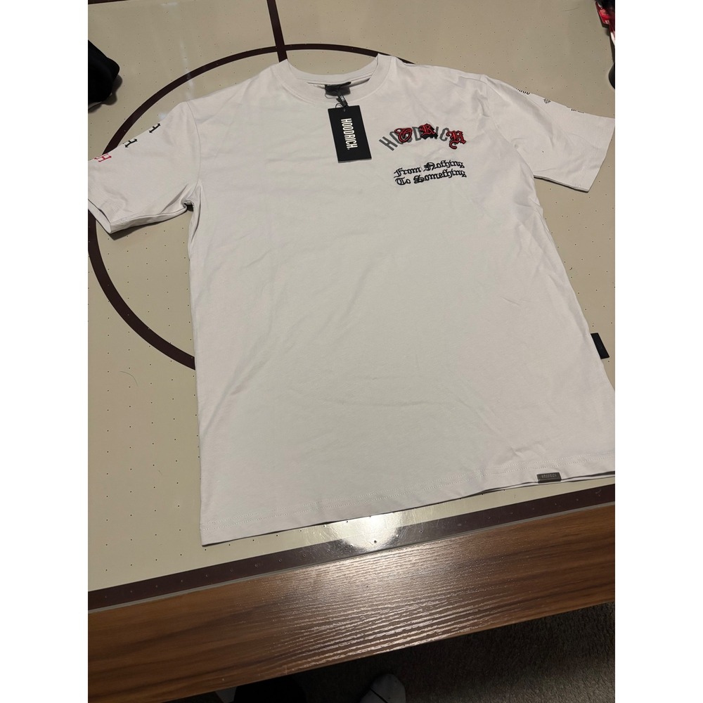 Hoodrich Mens White Product of the Streets Graphic T-Shirt HR0381 Small NWT